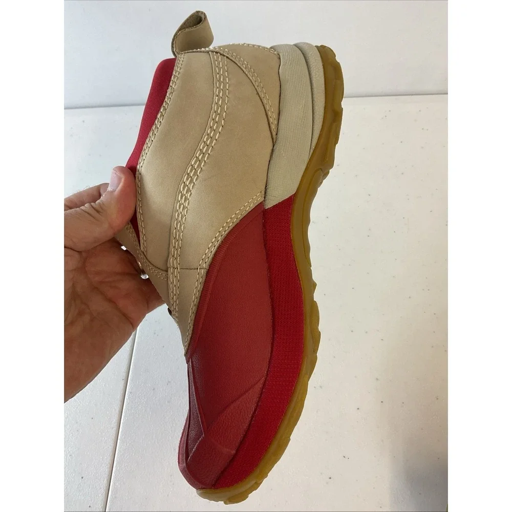 LL Bean Boots Storm Chaser‎ Slip On Boots Women's Size 9.5 Waterproof Shoes red